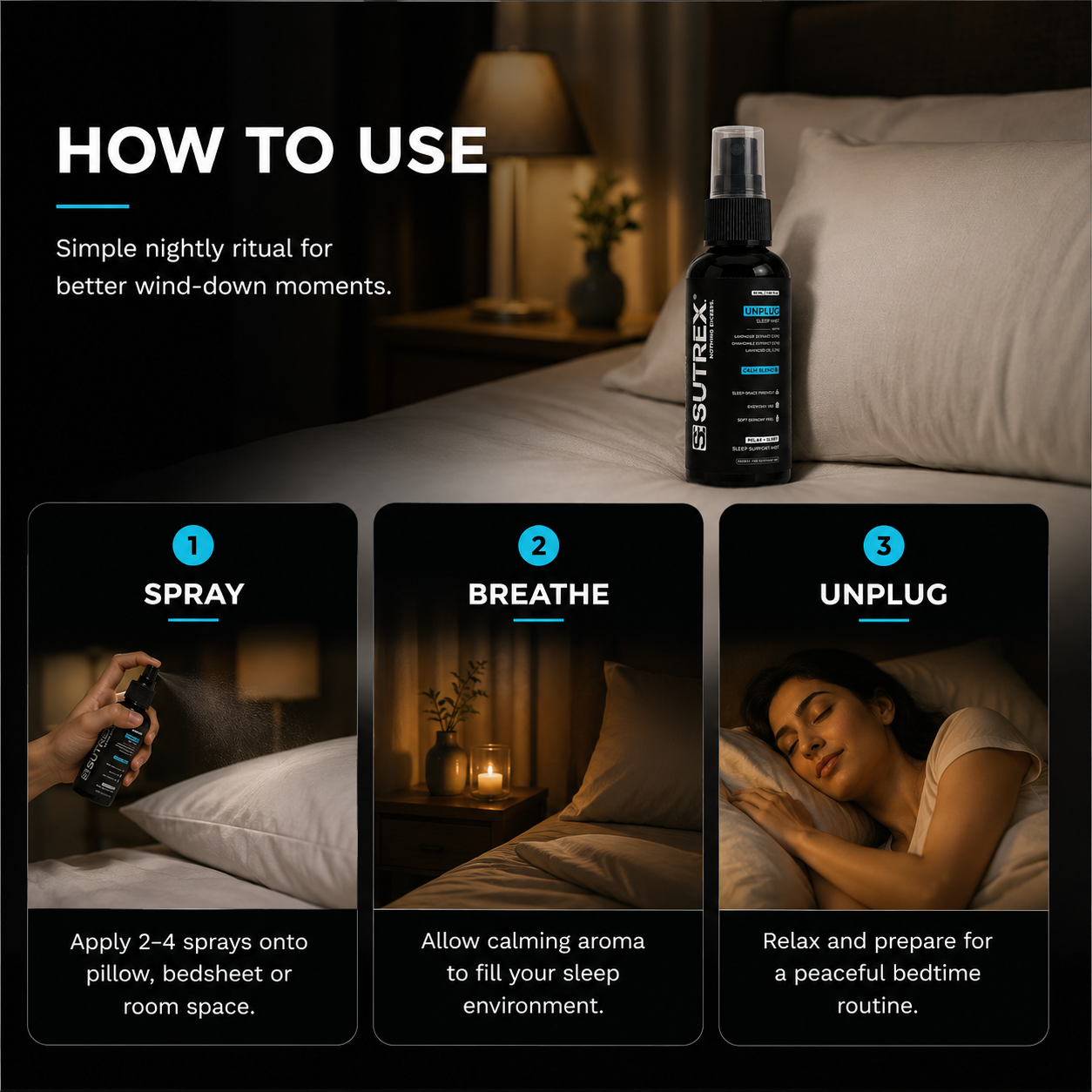 SUTREX UNPLUG SLEEP MIST