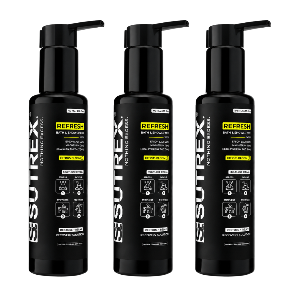 Sutrex Refresh 100 ML Multi-Pack Bundle | Muscle recovery, Stress Relief, and Everyday Wellness