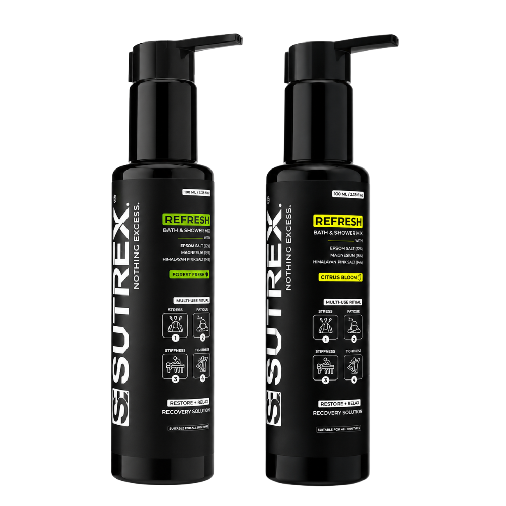 Sutrex Refresh 100 ML Multi-Pack Bundle | Muscle recovery, Stress Relief, and Everyday Wellness