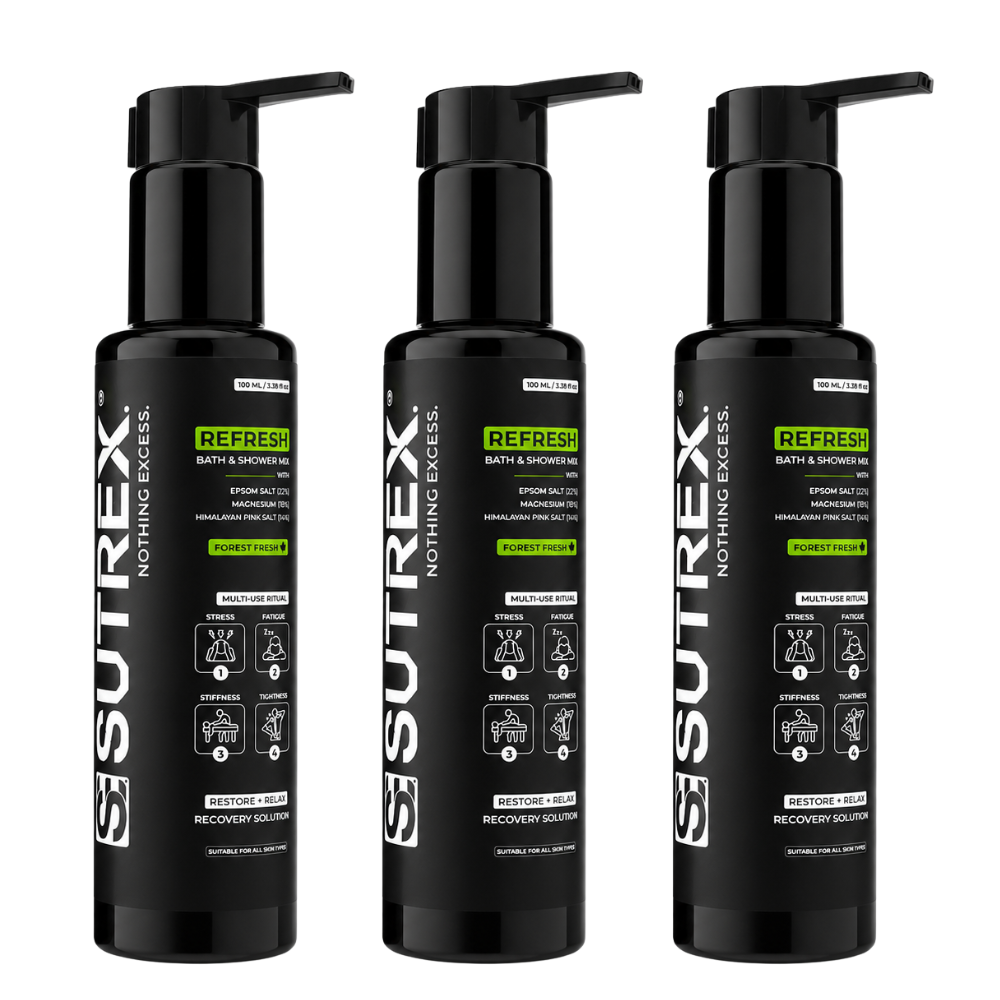 Sutrex Refresh 100 ML Multi-Pack Bundle | Muscle recovery, Stress Relief, and Everyday Wellness