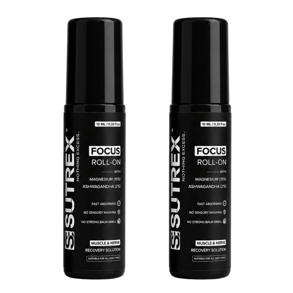 Sutrex Focus Stress Relief Roll-On 10 ml (Pack of 2) - SUTREX CARE PRIVATE LIMITED